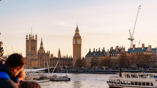 Big Ben and the River Thames in London